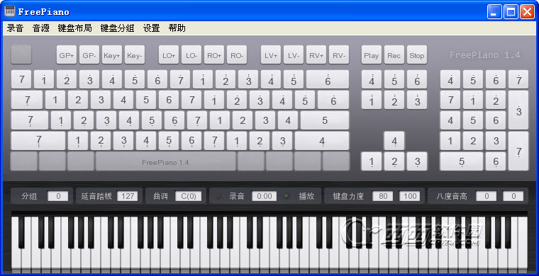 键盘模拟钢琴(freepiano)下载