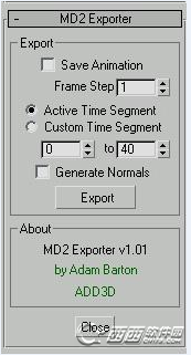 md2模型导入导出3dmax插件(md2Importer.ms)下载