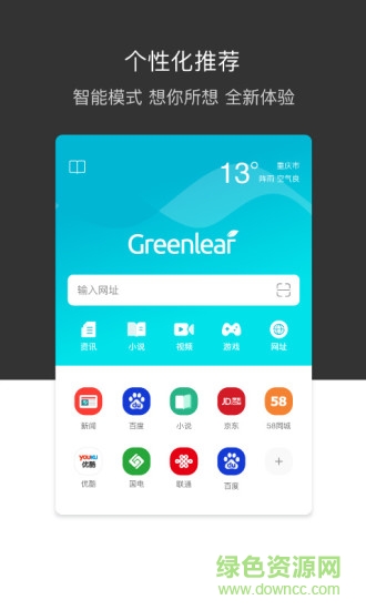 绿叶浏览器软件截图0