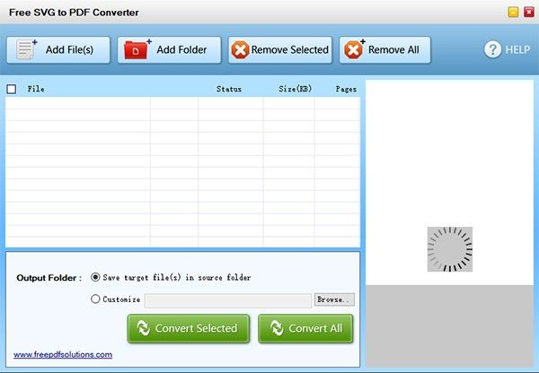 Free SVG to PDF Converter(文件格式转换工具)下载