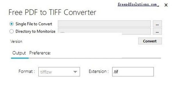 Free PDF to TIFF Converter(PDF转TIFF转换工具)下载