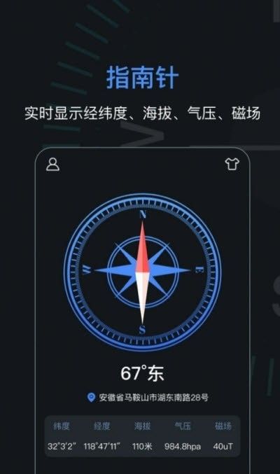 手机导航指南针软件截图1