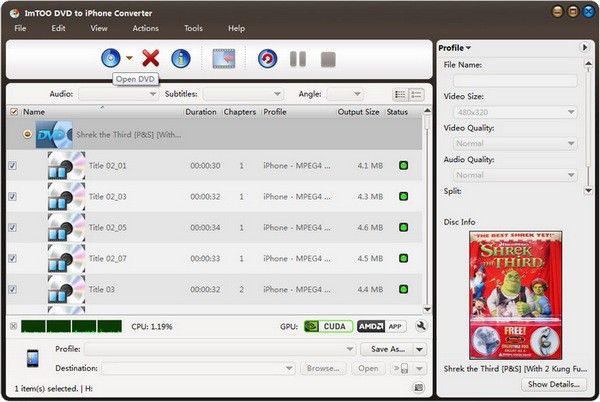 ImTOO DVD to iPhone Converter(DVD转iPhone转换工具)下载