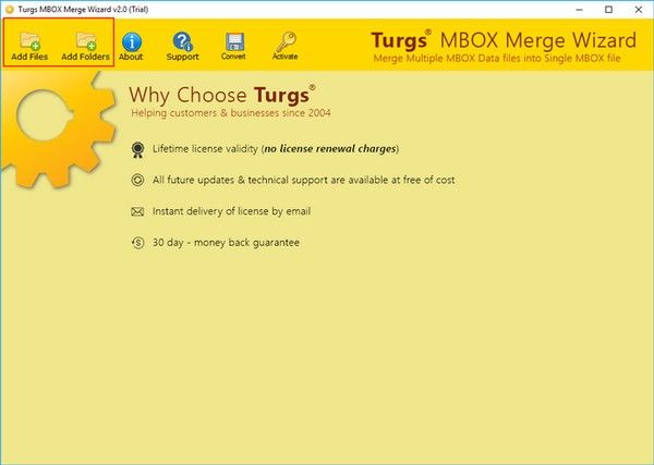 Turgs MBOX Merge Wizard(MBOX合并工具)下载