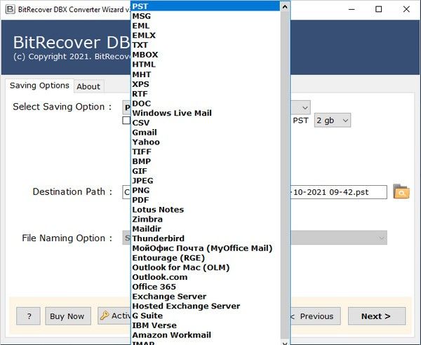 BitRecover DBX Converter Wizard(DBX文件转换器工具)下载