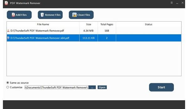 ThunderSoft PDF Watermark Remover(PDF水印处理软件)下载