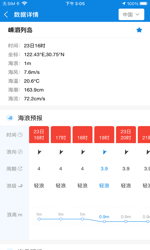 中国海洋预报专业版app软件截图1