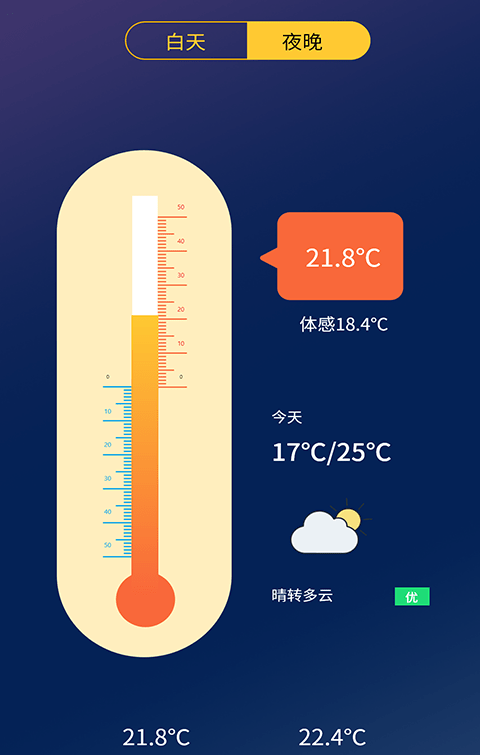 极简温度计软件截图2