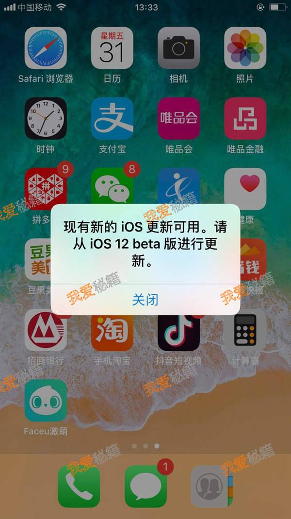 ios 12 bug_ios12公测版出现无限弹更新提示窗bug解决办法