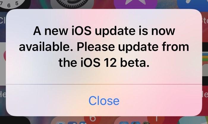 ios 12 bug_ios12公测版出现无限弹更新提示窗bug解决办法