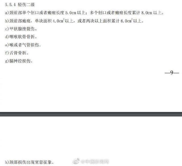 轻伤二级鉴定标准细则是哪些 轻伤二级的判定标准 二级轻伤的鉴定标准