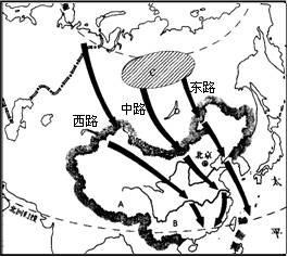 西伯利亚冷空气从哪里进入中国 西伯利亚冷空气路径图