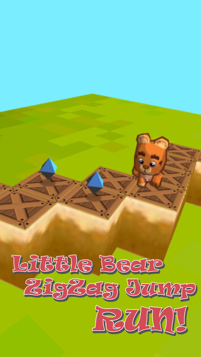 Zigzag jumpy bear 3D跳跃和运行软件截图0