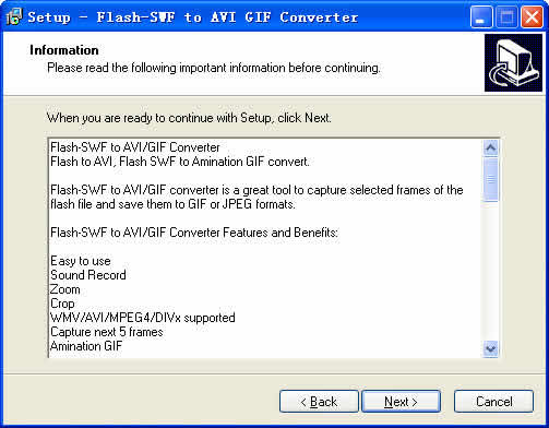 Flash-SWF to AVI GIF Converter(动画转图片工具)下载