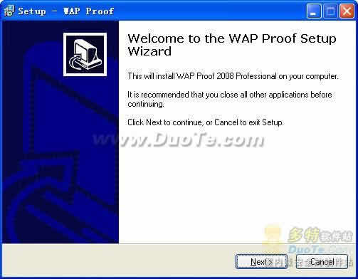 WAP Proof 2008 Professional下载