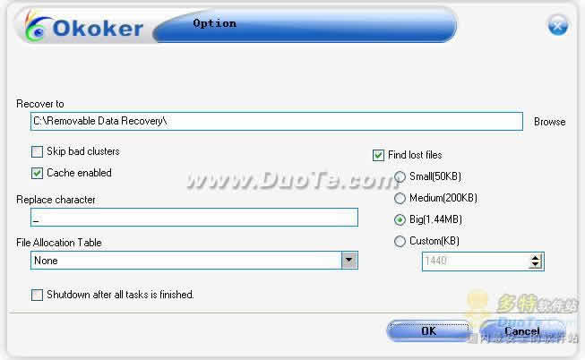 Okoker Removable Data Recovery下载