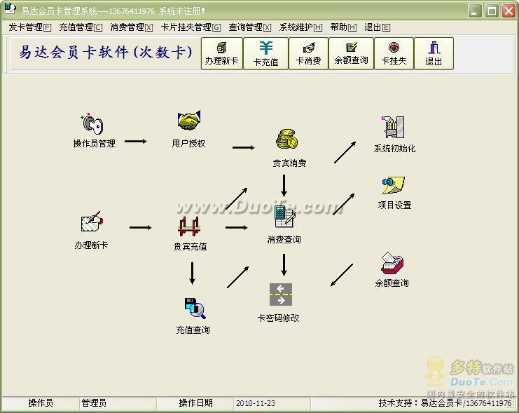 易达会员次数卡管理软件下载