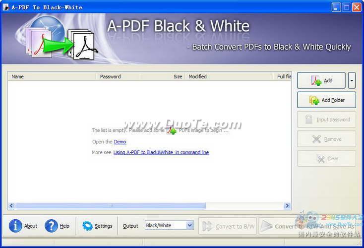 A-PDF To Black-White下载