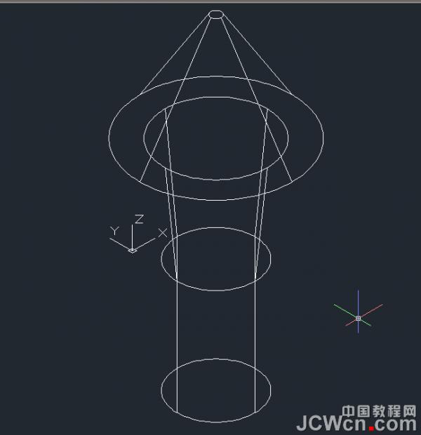 AutoCAD三维建模之弧叉形十字螺丝刀头制作