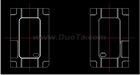 浩辰CAD教程燕秀模具之iphone4保护壳绘制（一）