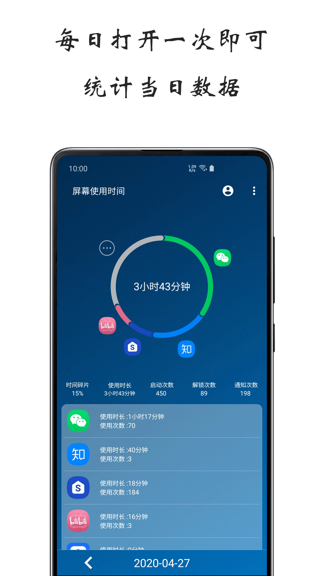 屏幕使用时间软件截图0