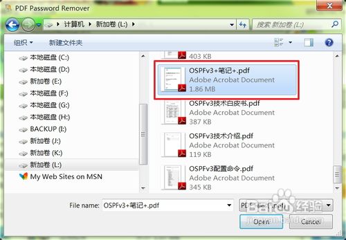 怎样用PDF Password Remover软件破解PDF文件