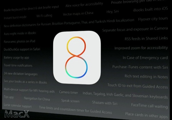 iOS 8更多新功能：WiFi 通话、支持阴历