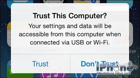 iPhone不信任此电脑该如何解决