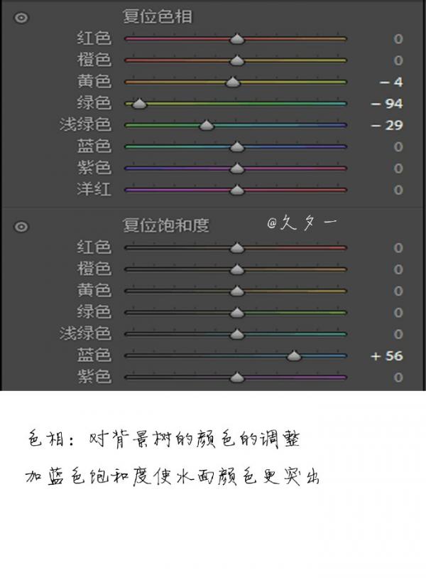 PS清新水景图简单调色教程