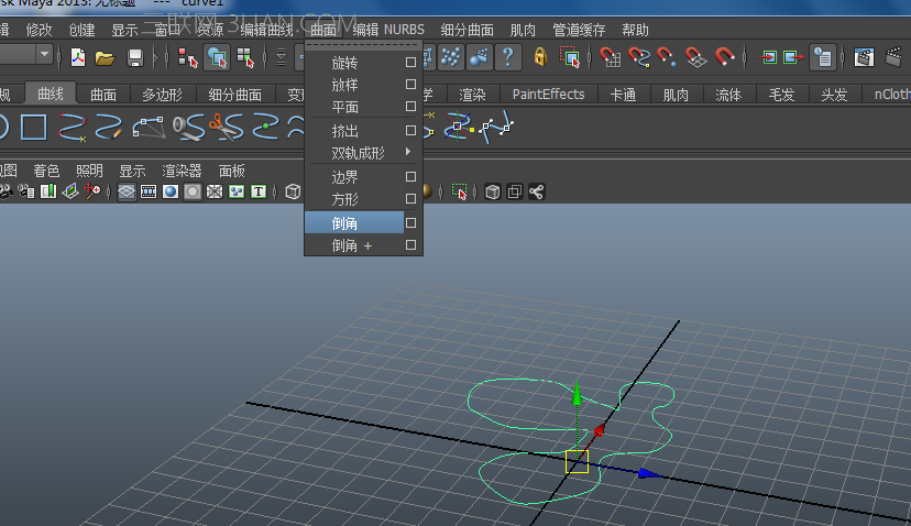 maya曲线建模曲面应该怎么做？