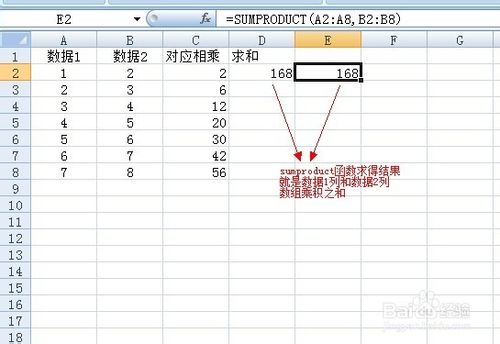 很简单哦！excel sumproduct函数的使用方法及实例