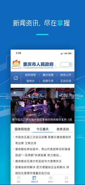 重庆市政府电脑版截图