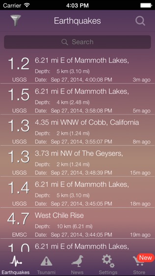 Earthquake Tsunami Pro软件截图0