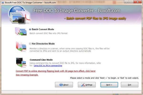 Boxoft Free DOC to Image Converter下载