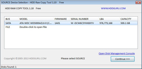 HDD Raw Copy Tool(硬盘复制克隆工具)下载