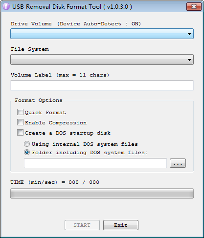 USB Removal Disk Format Tool(格式化修复U盘)下载