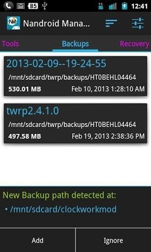 Nandroid Manager(刷机备份)软件截图0
