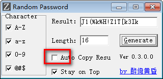 Random Password(随机密码生成工具)下载