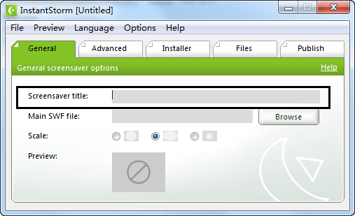 InstantStorm(Flash屏保制作软件)下载