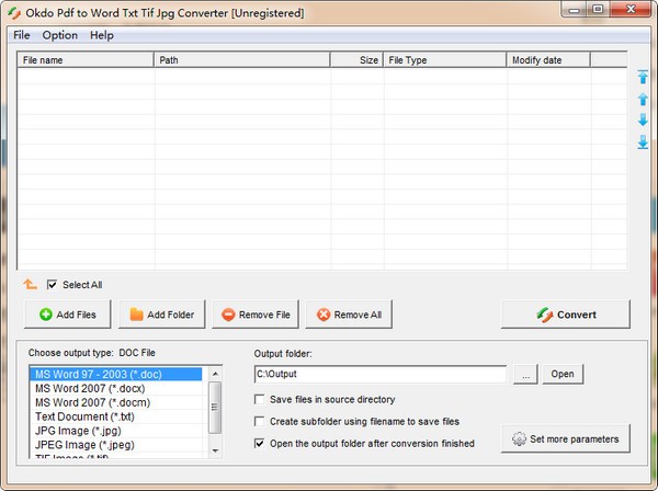 Okdo pdf to Word Txt Tif Jpg Converter下载