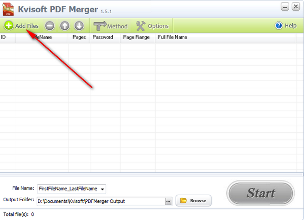 免费PDF合并软件(Kvisoft PDF Merger)