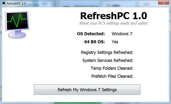 系统复位软件(RefreshPC)下载