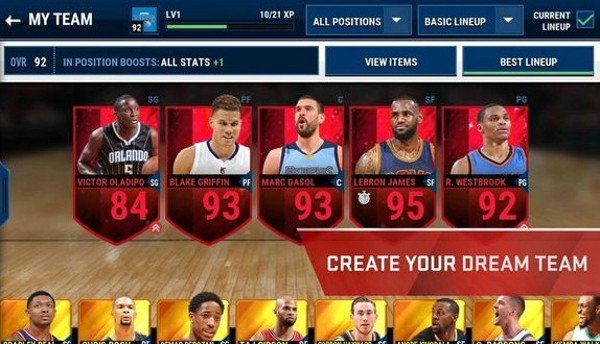 NBA LIVE移动版软件截图2