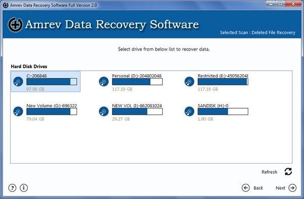 Amrev Data Recovery(数据恢复软件)下载