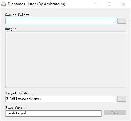 Filenames Lister(文件列表生成工具)下载