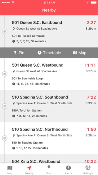 TTC Watch for Toronto软件截图2