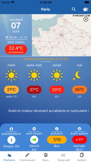 Météo Paris软件截图0