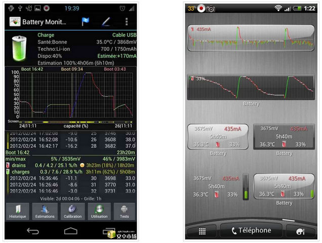 电池监控插件Battery Monitor Widget软件截图0