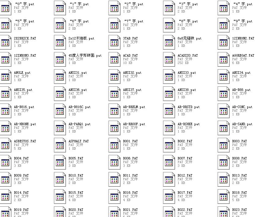 cad填充图案素材包下载