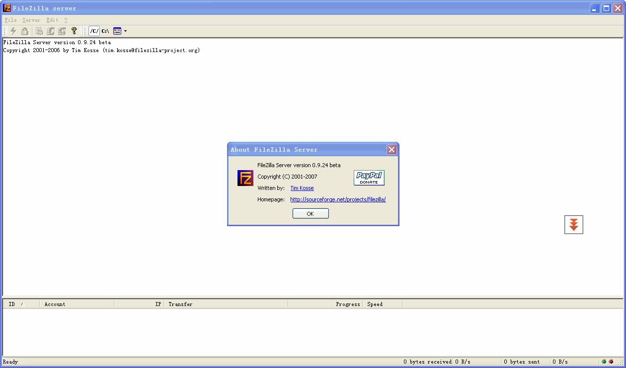 FileZilla Server(免费的FTP服务器软件)下载